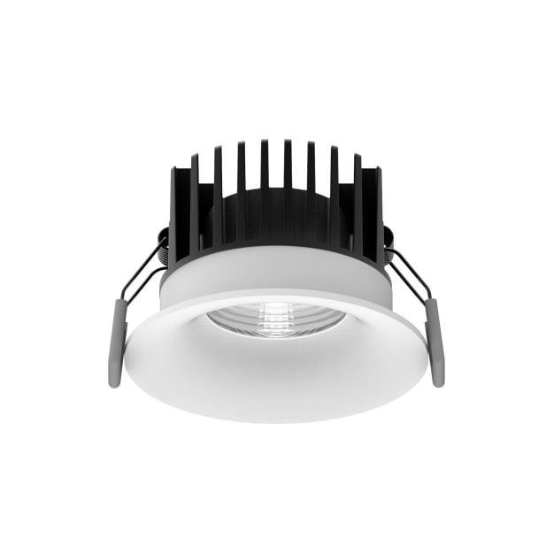 Nova Luce Blade - inbouwspot - Ø 85 mm, Ø 80 mm inbouwmaat - 12W LED incl. - IP65 - wit