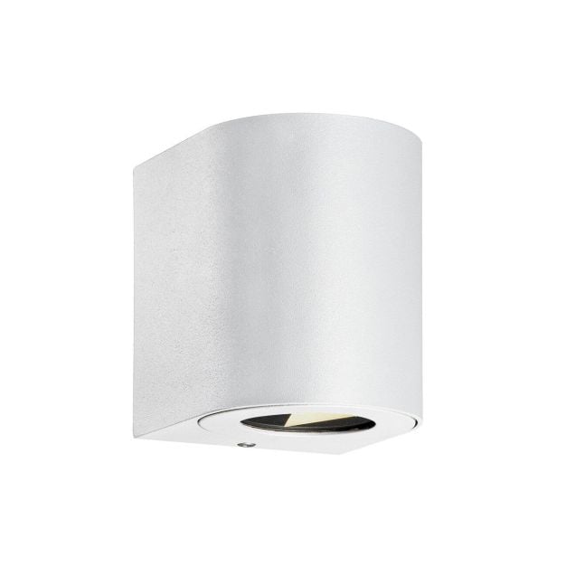 Nordlux Canto 2 - buiten wandverlichting - 8,7 x 10,4 cm - 2 x 6W LED incl. - IP44 -wit