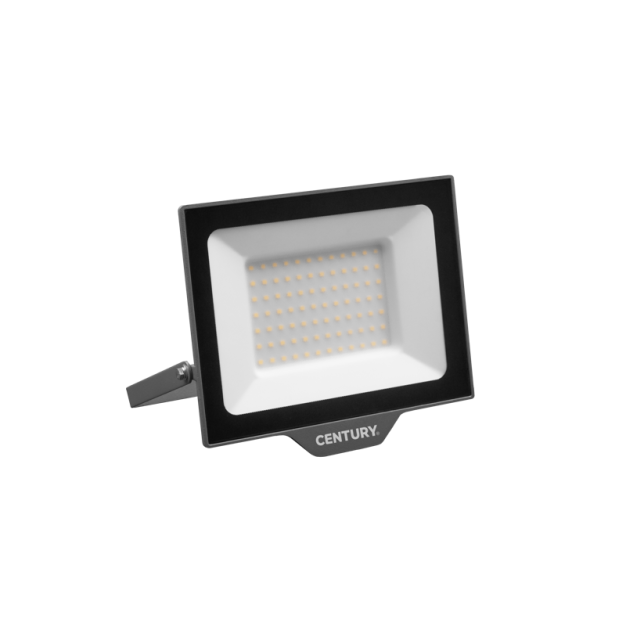 Century Italia Smile - verstraler - 22,7 x 2,9 x 22,5 cm - 75W LED incl. - 4000K - IP65 - zwart