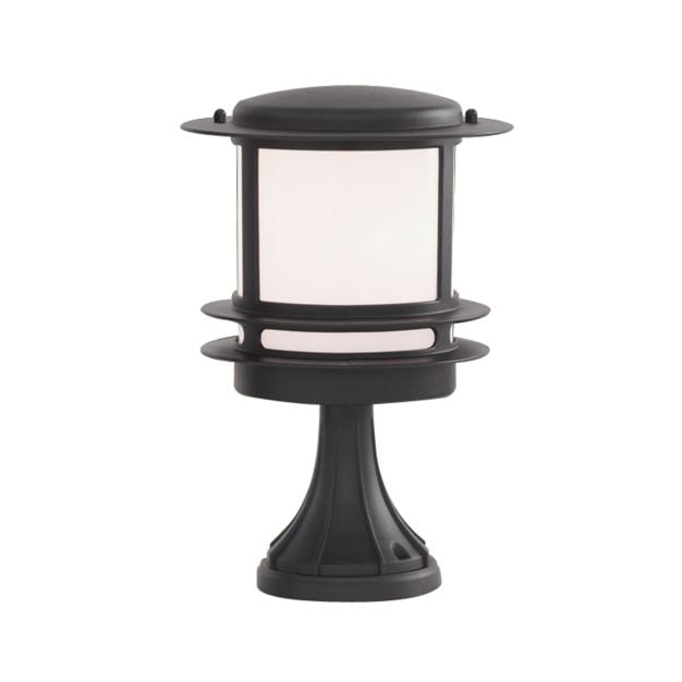 Searchlight Stroud - tuinpaal - Ø 23 x 34 cm - IP44 - zwart