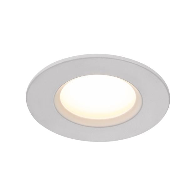 Nordlux Dorado - inbouwspot - Ø 85 mm, Ø 72 mm inbouwmaat - 5,5W dimbare LED incl. -  IP65 - wit