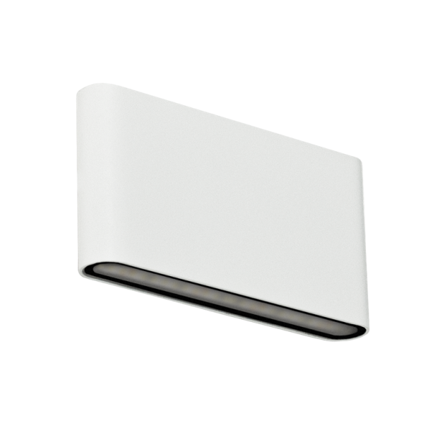 Century Italia Forma - buiten wandverlichting - 17,5 x 2,9 x 9 cm - 12W LED incl. - instelbare lichtkleur - IP54 - wit