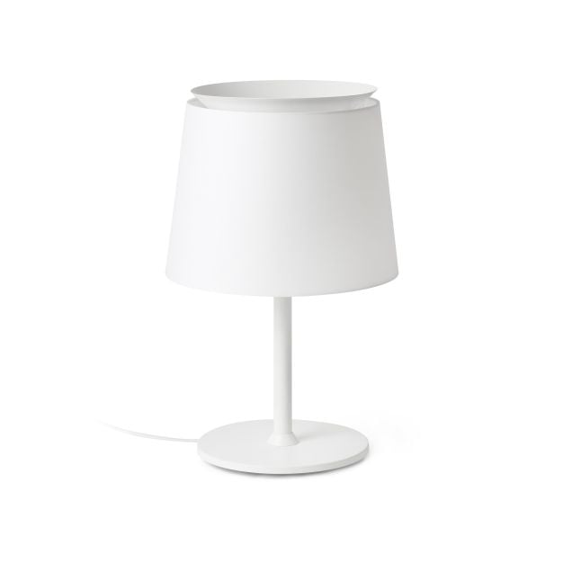 Faro Savoy - tafellamp - Ø 32 x 51 cm - wit