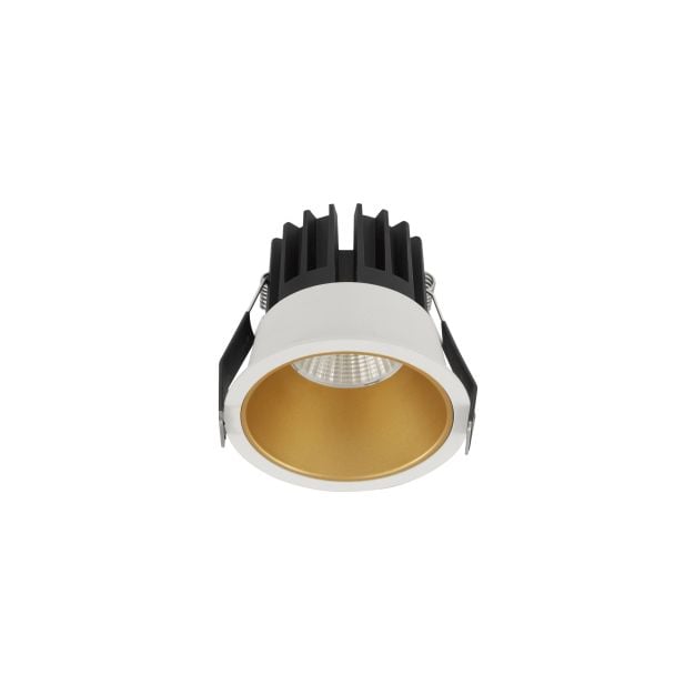 Nova Luce Luela - inbouwspot - Ø 85 mm - inbouwmaat 75 mm - 13W LED incl. - wit en goud - 4000K