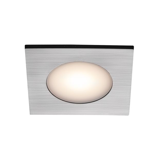 Nordlux Leonis - set van 3 - 85 x 85 mm, Ø 68 mm inbouwmaat - 4,5W LED incl. - IP65 - nikkel