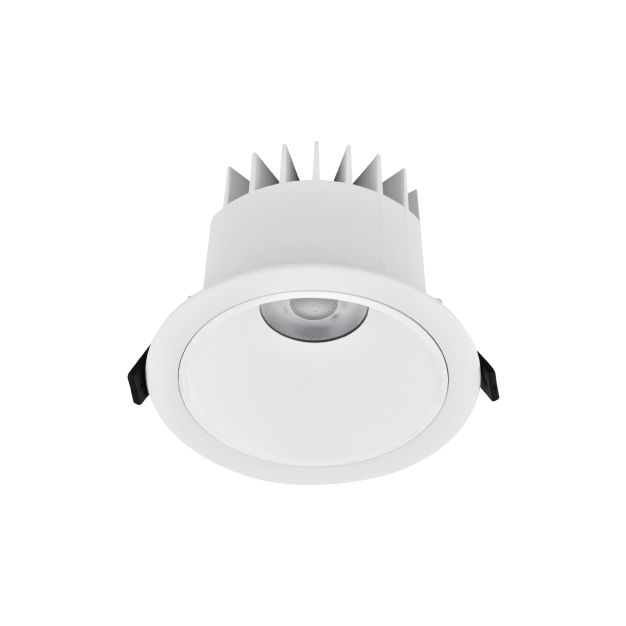 Nova Luce Brady - inbouwspot - Ø 14 x 9 cm - Ø 130 mm inbouwmaat - 20W LED incl. - IP67- wit