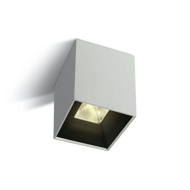 ONE Light Dark Light Pro Square Cylinders - opbouwspot 1L - 8 x 8 x 10,4 cm - 10W LED incl. - wit