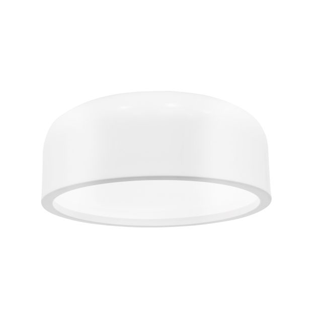 Nova Luce Perleto - plafondverlichting - Ø 35 x 13 cm - wit