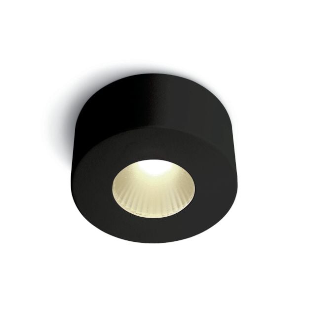 ONE Light LED Fashion Cylinders - opbouwspot 1L - Ø 7,95 x 4 cm - 7W dimbare LED incl. - zwart