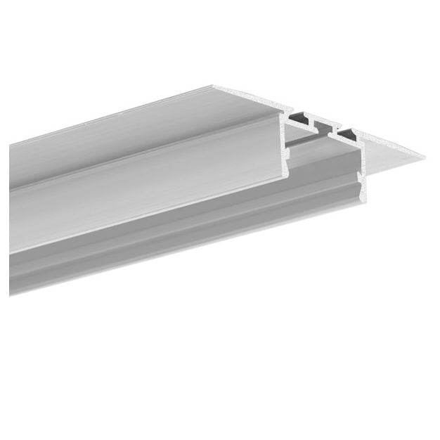 KLUS Giza-ll-t - inbouw LED profiel voor 12mm gipsplaat - 2,6 cm vensterbreedte - 200cm lengte - aluminium