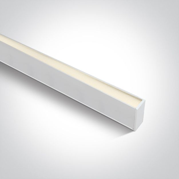 ONE Light LED Linear Profiles - plafond/hanglamp - 120 x 7 x 3,5 cm - 40W LED incl. - wit - instelbare lichtkleur