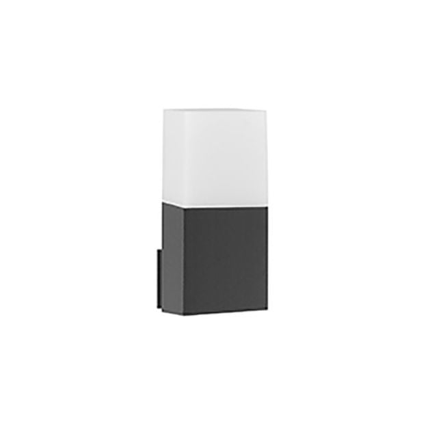 Nova Luce Stick - buiten wandverlichting - 7,6 x 11 x 17 cm - IP54 - donkergrijs