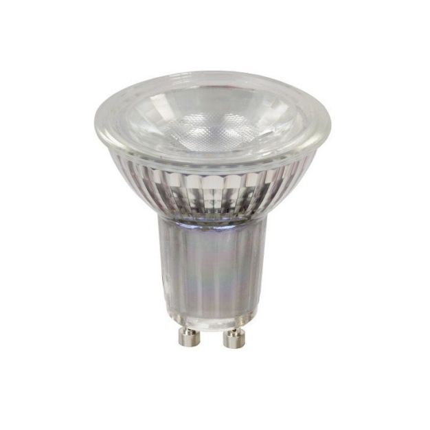 Lucide LED-spot - GU10 - 5W dimbaar - 2700K - transparant