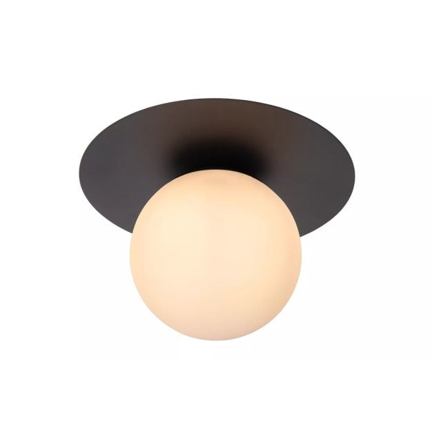 Lucide Tricia - plafondlamp - Ø 25 x 17,5 cm - zwart