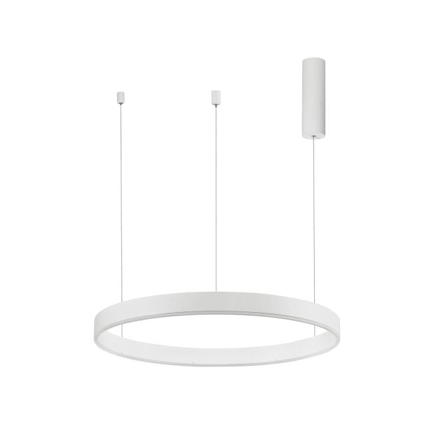 Nova Luce Motif - hanglamp - Ø 60 x 120 cm - 40W dimbare LED incl. - zandwit