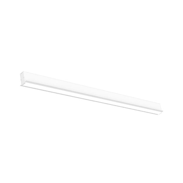 Nova Luce Gent - lineair verlichtingsprofiel voor inbouw - 120 x 7 x 7 cm - 40W LED incl. - wit - witte lichtkleur