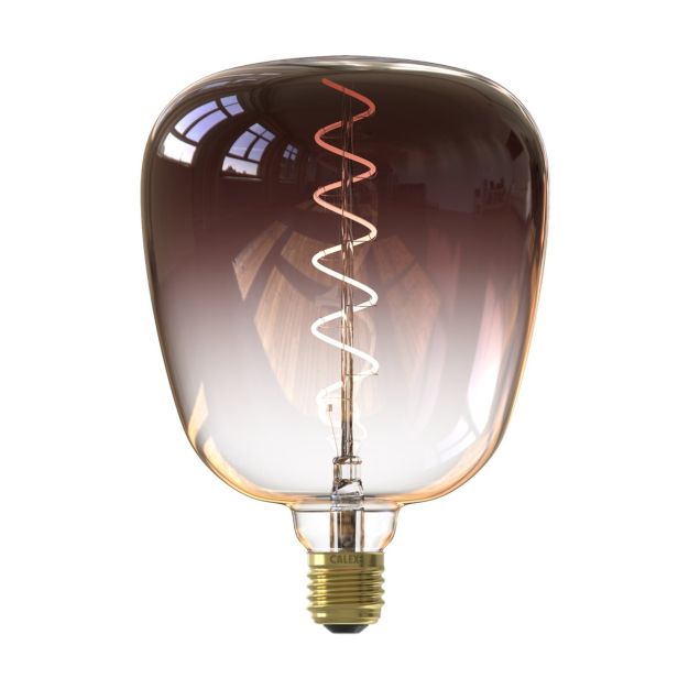 Calex Kiruna Marron Gradient LED lamp - Ø 14 x 20 cm - E27 - 5W dimbaar - 1800K