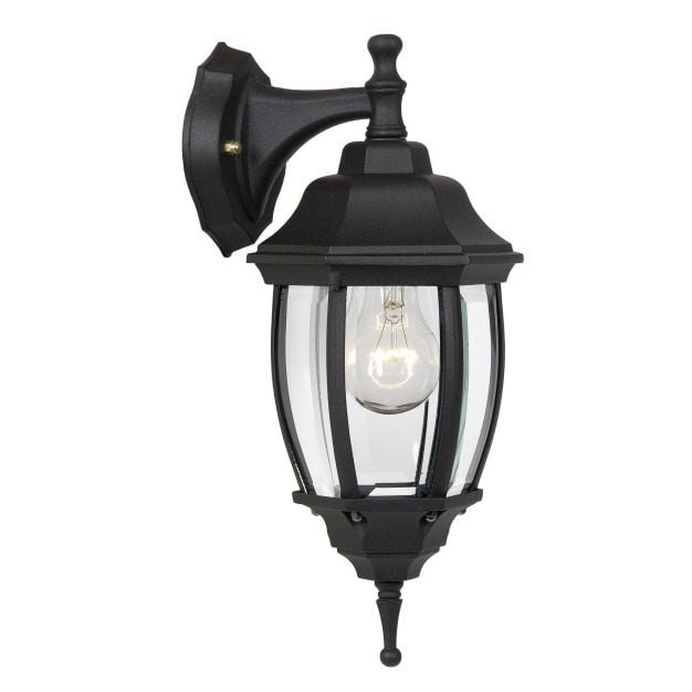 Lucide Tireno lantern II - buiten wandverlichting - 19 x 16,5 x 32 cm - IP44 - zwart