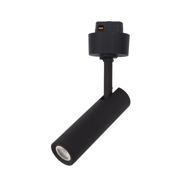 Nova Luce Nap - spot voor magnetisch profielsysteem - Ø 3 x 19 cm - 10W LED incl. - zwart - witte lichtkleur