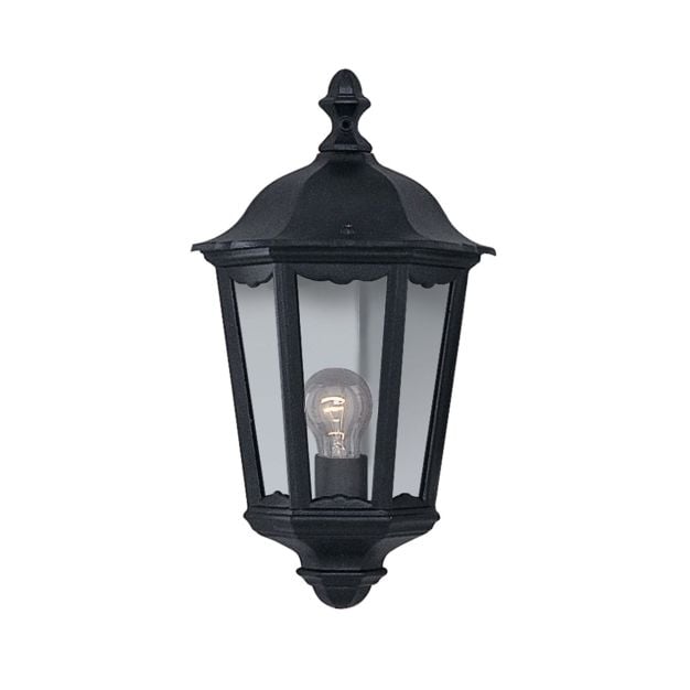 Searchlight Alex - buiten wandverlichting - 26 x 43 cm - IP44 - zwart