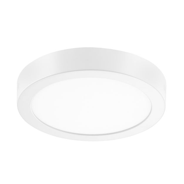 Nova Luce Surface - plafondverlichting - Ø 30 x 4 cm - 24W LED incl. - wit - witte lichtkleur