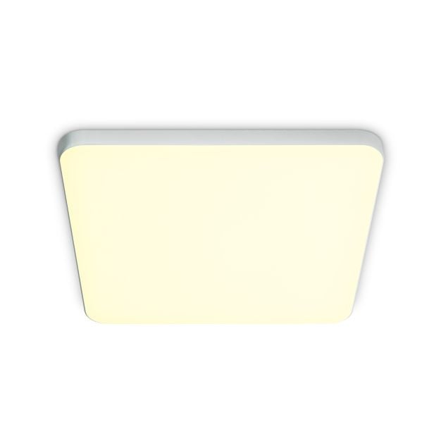 ONE Light Floating Square - plafondverlichting - 20 x 20 x 1 cm - 20W LED incl. - wit - warm witte lichtkleur