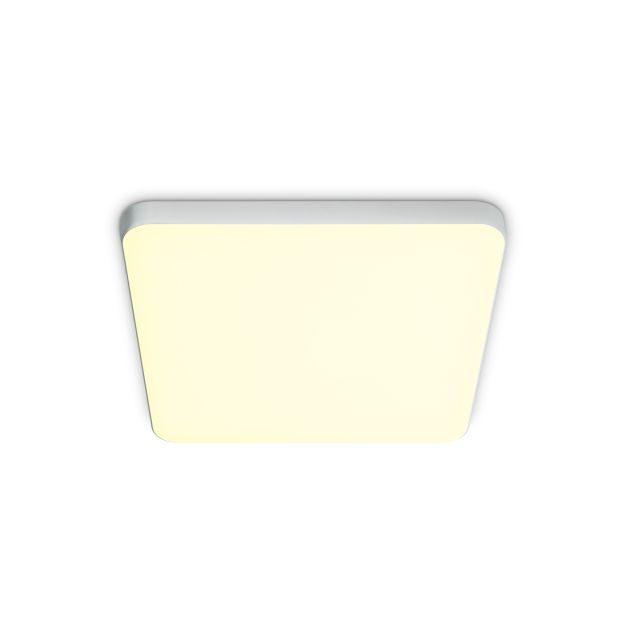 ONE Light Floating Square Panels Adjustable Cut Out Hole - plafondverlichting - 12 x 12 x 1 cm - 10W LED incl. - aluminium - witte lichtkleur