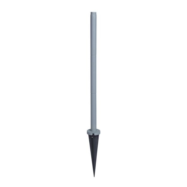 Lutec Pole - 7 x 3 x 116 cm - zilver grijs