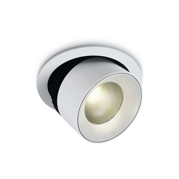 ONE Light COB Pop Out - inbouwspot - Ø 170 mm, Ø 160 mm inbouwmaat - 25W dimbare LED incl. - wit - witte lichtkleur