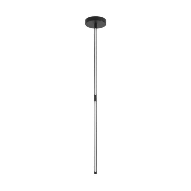 Nova Luce Handy - plafondverlichting - Ø 16 x 113 cm - 22W LED incl. - zand zwart