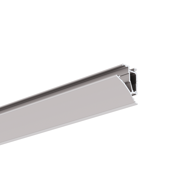 Klus Pula - LED-profiel - 4,84 x 5,1 cm - 100cm lengte - geanodiseerd zilver