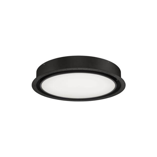 Nova Luce Perfect Profile Trimless - inbouwspot - Ø 600 mm, 670 mm inbouwmaat - 40W dimbare LED incl. - 3000K - zwart