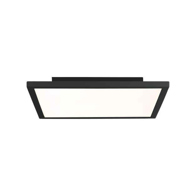 Brilliant Ceres - plafondverlichting - 25 x 25 x 4 cm - 10W LED incl. - wit en zand zwart