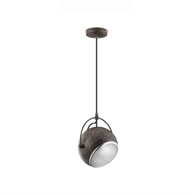 Nova Luce Degli - hanglamp - Ø 18 x 250 cm - roest metaal