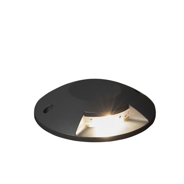 Konstsmide Dek - opbouwgrondspot - Ø 20 x 4,5 cm - 5W LED incl. - IP65 - antraciet