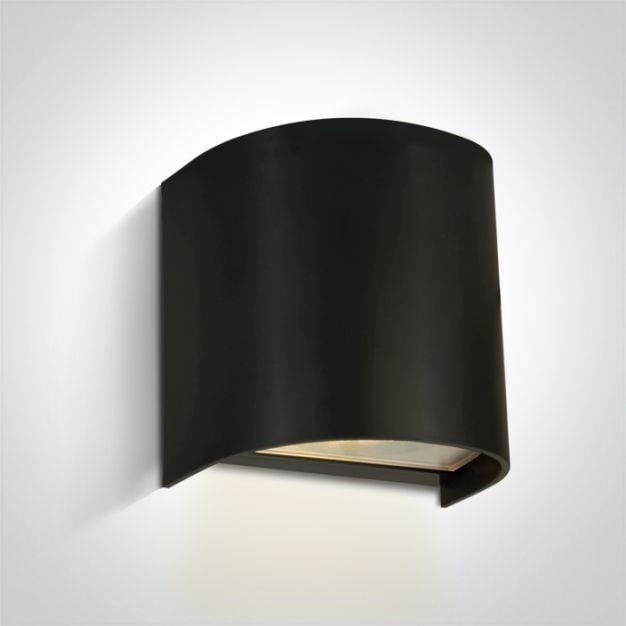 ONE Light GU10 Outdoor Cylinder Lights - buiten wandlamp - 11 x 8,3 x 11 cm - IP65 - zwart