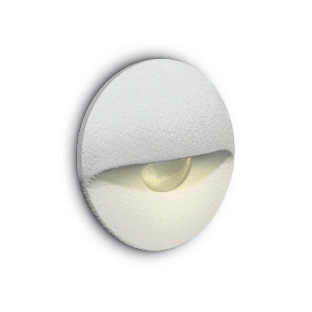 ONE Light Indoor Decorative Wall Recessed - inbouw wandverlichting - Ø 2,5 x 3,5 cm - 1W dimbare LED incl. - wit