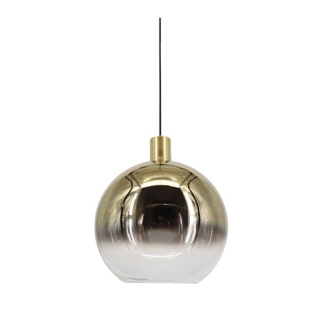 Artdelight Rosario - hanglamp - Ø 40 x 150 cm - gerookt goud