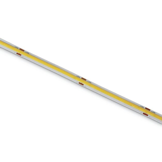 ONE Light COB Strip - 0,8 cm breed, 500 cm lengte - 24Vdc - dimbaar - 8W LED per meter - 2700K