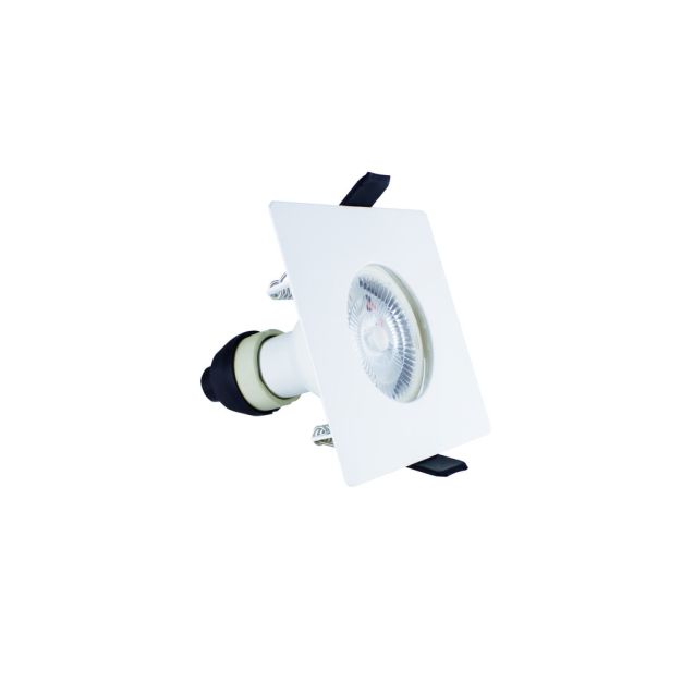 Integral LED London - inbouwspot - 85 x 85 mm, Ø 70 mm inbouwmaat - IP65 - wit