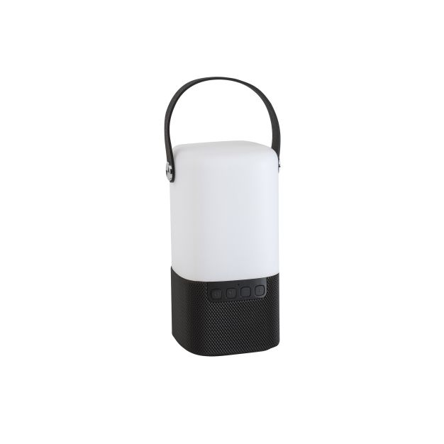 Nova Luce Ray - tafellamp met USB-poort - Ø 9,3 x 23 cm - 2,5W dimbare LED incl. - zwart en wit