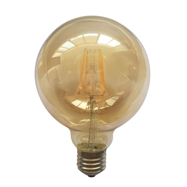 LED-lamp filament - E27 - 6W niet dimbaar - warm wit