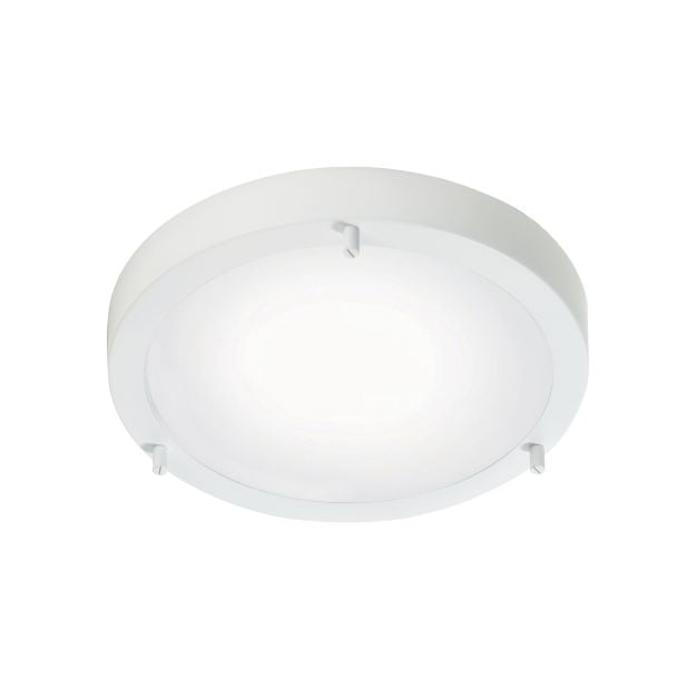 Nordlux Ancona Maxi - plafondverlichting - Ø 31,5 x 8 cm - IP44 - wit