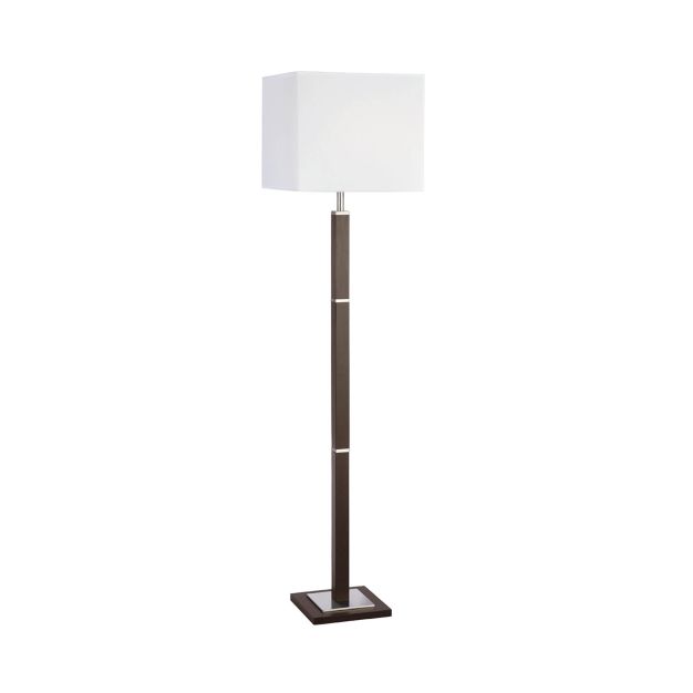 Searchlight Waverley - staanlamp - 35 x 35 x 147 cm - bruin