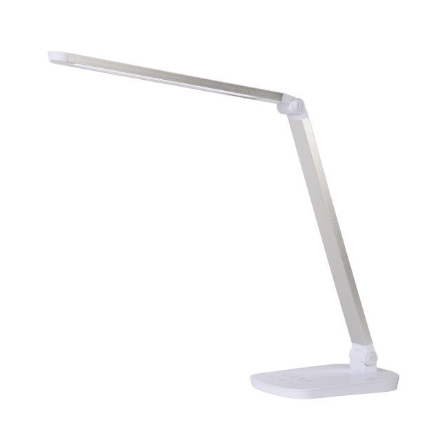 Lucide Vario - tafellamp - 51,5 x 13,5 x 39,4 cm - 8W dimbare LED incl. - wit