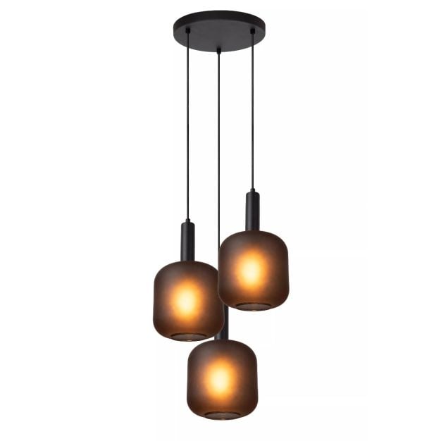 Lucide Eloise - hanglamp - Ø 40 x 150 cm - zwart