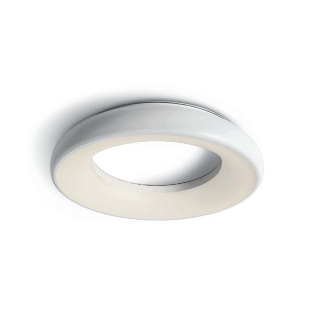 ONE Light Indoor LED - plafondverlichting - Ø 30 x 4,7 cm - 25W LED incl. - IP40 - wit