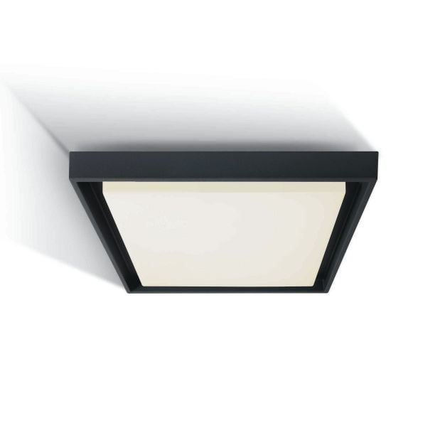 ONE Light Outdoor Project LED - buiten plafondverlichting - 34 x 34 x 5 cm - 30W LED incl. - IP54 - antraciet