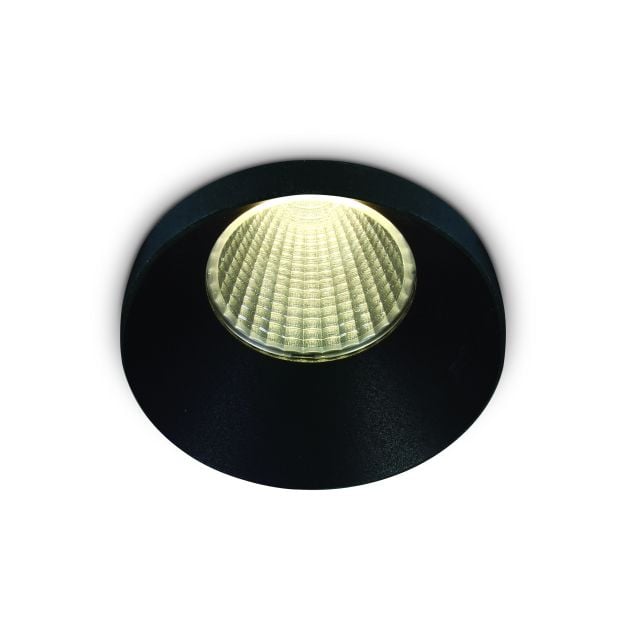 ONE Light Mix & Match Range - inbouwspot - Ø 72 mm, Ø 66 mm inbouwmaat - 12W dimbare LED incl. - zwart