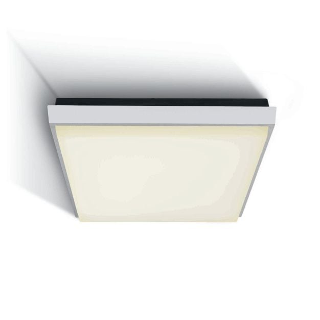 ONE Light Outdoor Slim LED - buiten plafondverlichting - 30 x 30 x 4,9 cm - 30W LED incl. - IP54 - wit